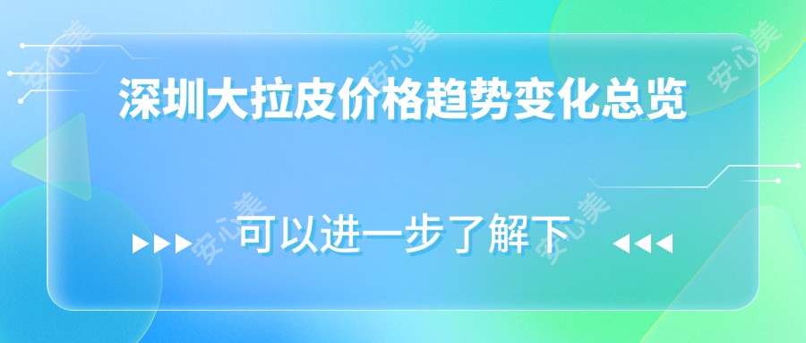 深圳大拉皮价格趋势变化总览